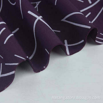 Printing Microfiber fabric Suitable White Shirt Cloth Close
